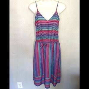 BETSYS THINGS girls vintage striped multicolor sleeveless sundress size 9
